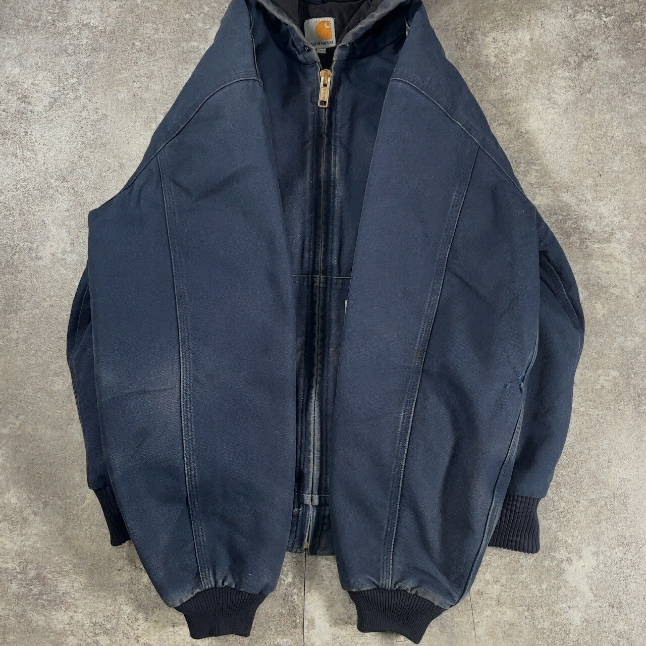 Carhartt 90s USA Faded Duck Active Jacket Navy Size L