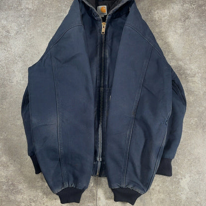 Carhartt 90s USA Faded Duck Active Jacket Navy Size L