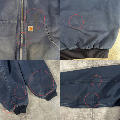 Carhartt 90s USA Faded Duck Active Jacket Navy Size L