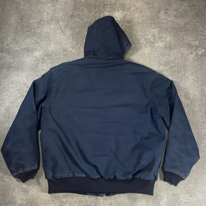 Carhartt 90s USA Faded Duck Active Jacket Navy Size L