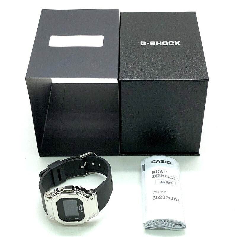 G-SHOCK GM-S5600U-1 Metal Covered Silver Watch Size ONE SIZE