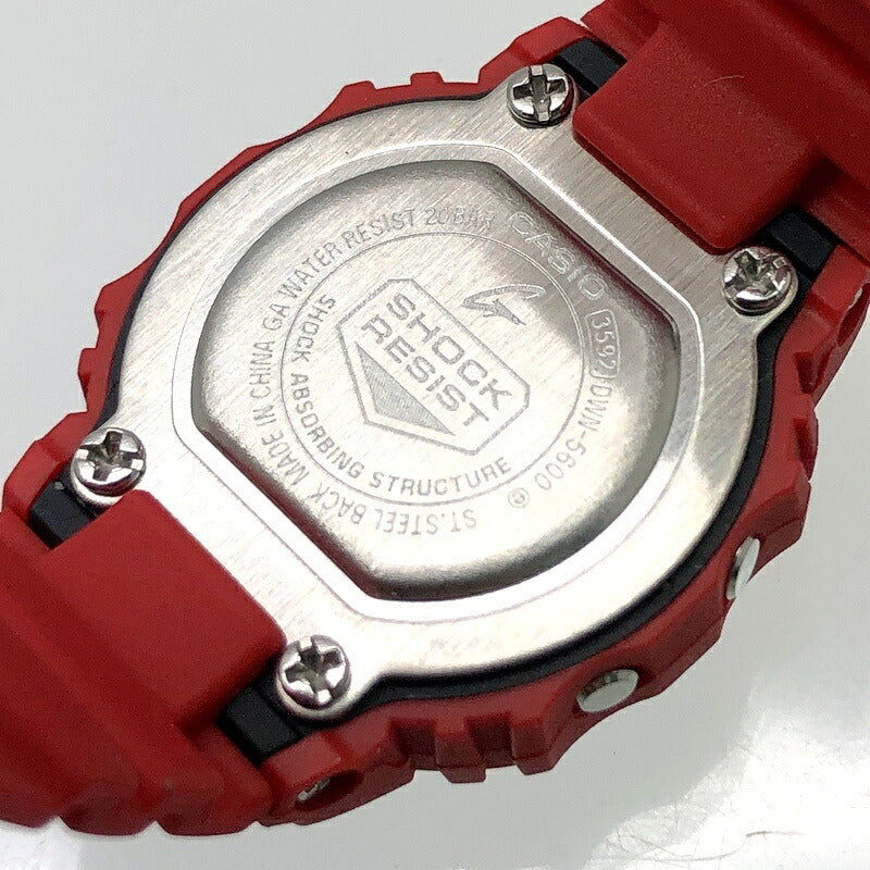 G-SHOCK DWN-5600-4 Nano Watch Ring Red Size ONE SIZE