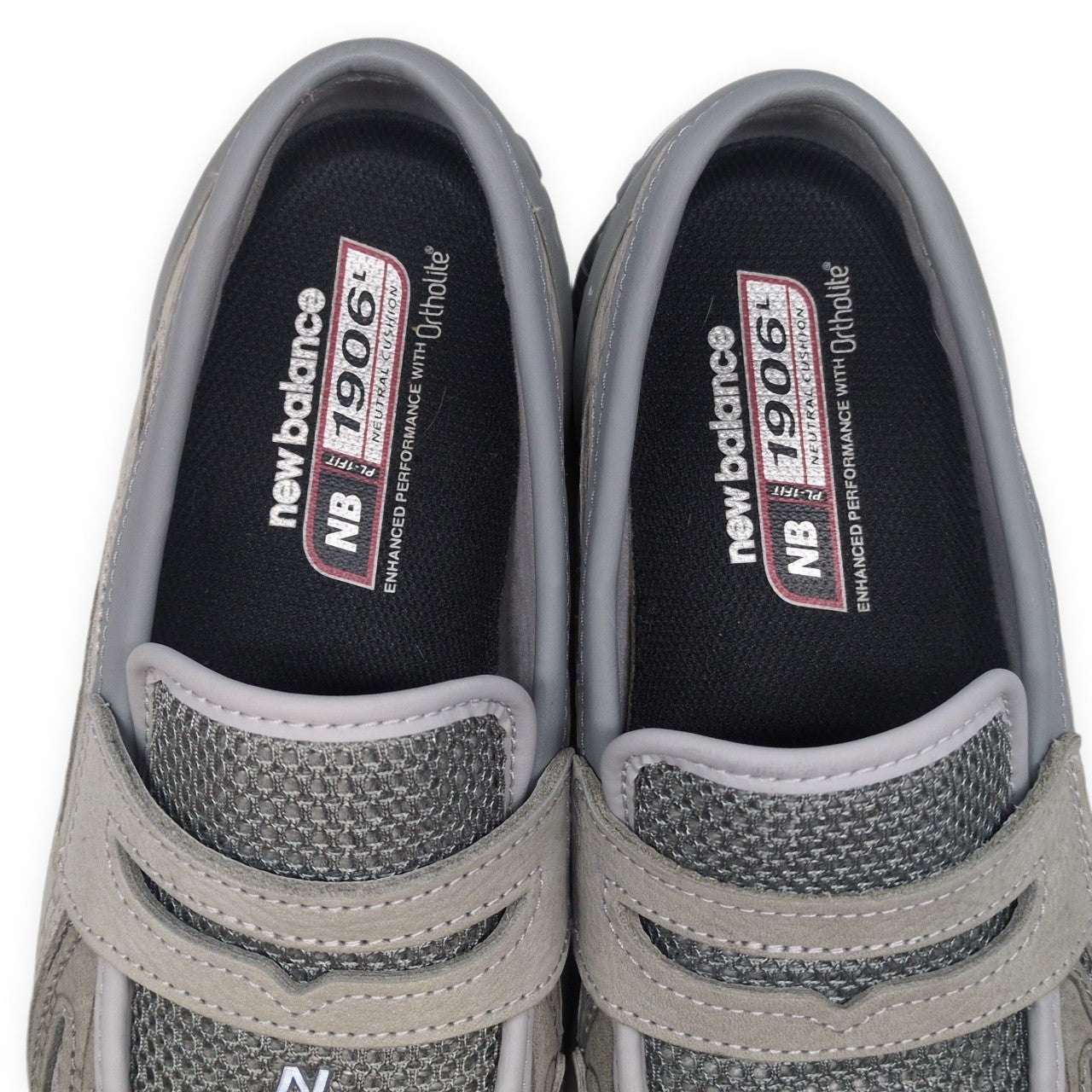 NEW BALANCE U1906LGR 1906L Loafer Sneakers Gray Size 25.5