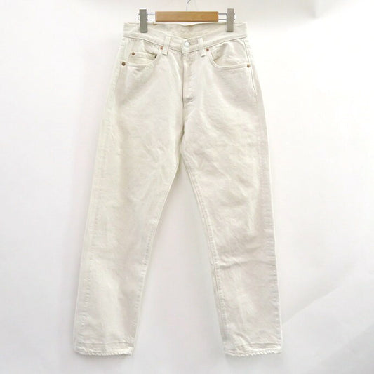 Levi's 80s 501-0640 Button Fly White Denim Pants Size W30