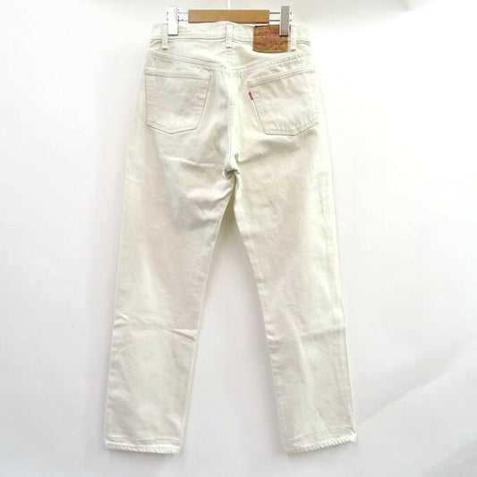 Levi's 80s 501-0640 Button Fly White Denim Pants Size W30