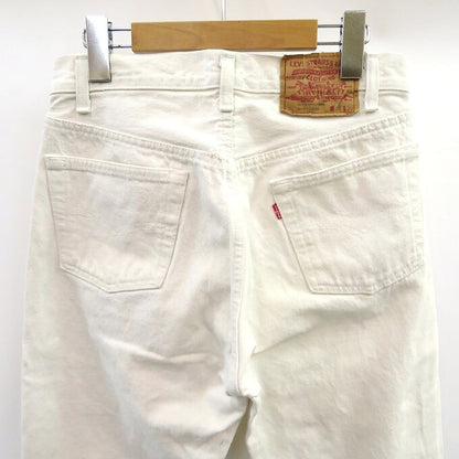 Levi's 80s 501-0640 Button Fly White Denim Pants Size W30