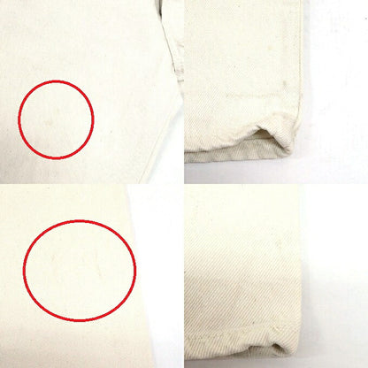 Levi's 80s 501-0640 Button Fly White Denim Pants Size W30