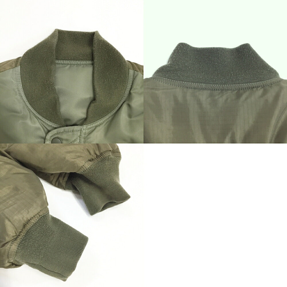 DAIWA PIER Tech Reversible MA-1 Bomber Jacket Khaki Size S