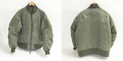 DAIWA PIER Tech Reversible MA-1 Bomber Jacket Khaki Size S
