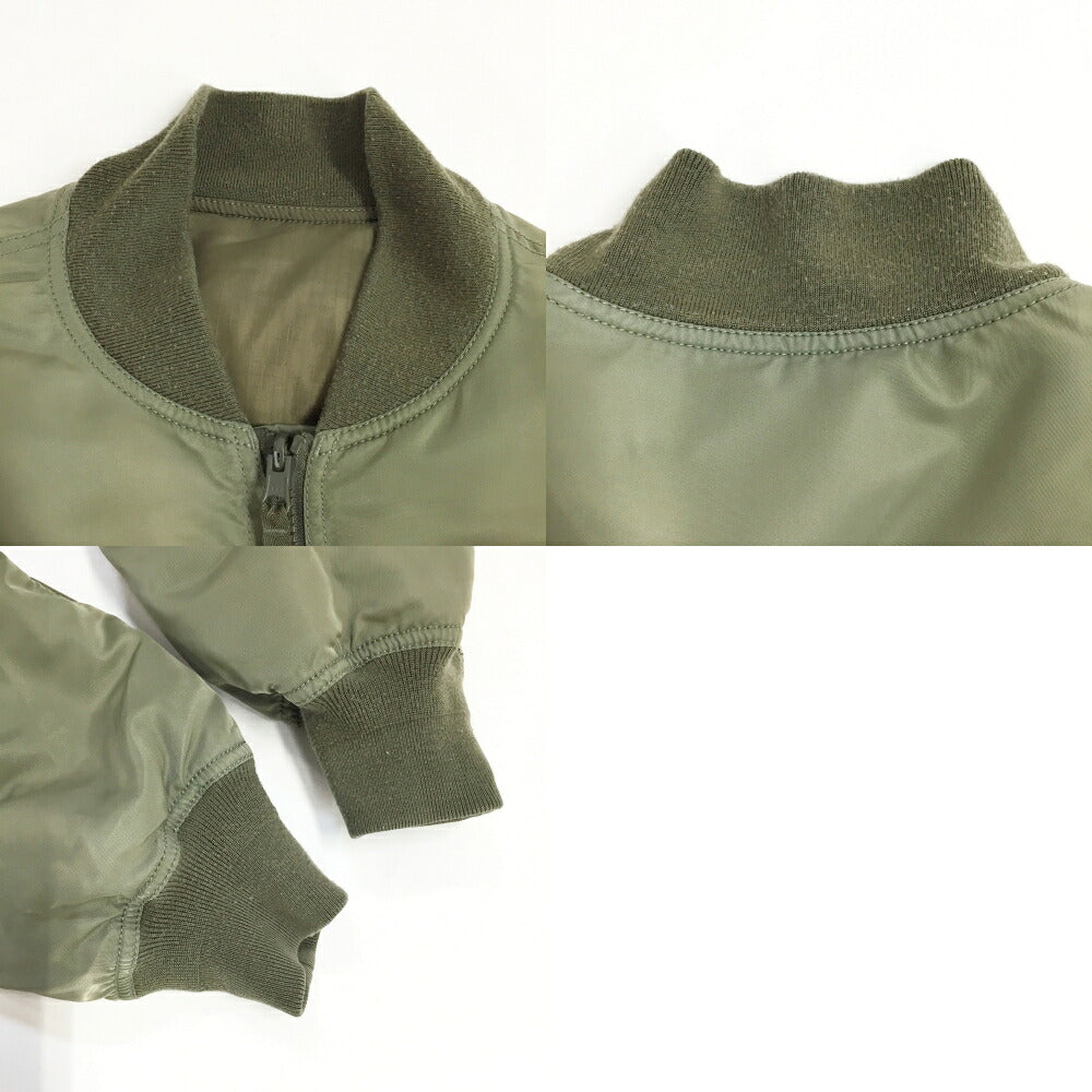 DAIWA PIER Tech Reversible MA-1 Bomber Jacket Khaki Size S