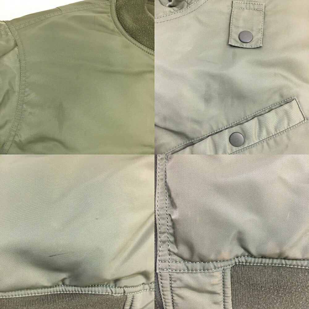 DAIWA PIER Tech Reversible MA-1 Bomber Jacket Khaki Size S