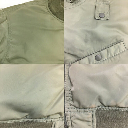 DAIWA PIER Tech Reversible MA-1 Bomber Jacket Khaki Size S
