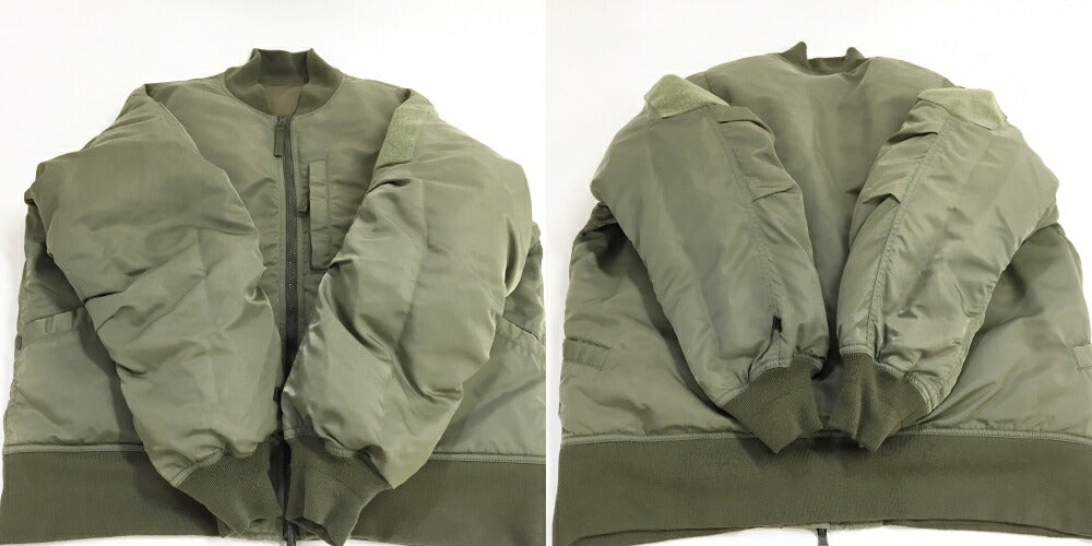 DAIWA PIER Tech Reversible MA-1 Bomber Jacket Khaki Size S