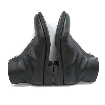 PHIGVEL AVIATOR ZIP BOOTS Center Zip Black Boots