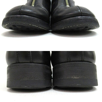PHIGVEL AVIATOR ZIP BOOTS Center Zip Black Boots