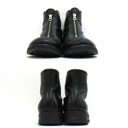 PHIGVEL AVIATOR ZIP BOOTS Center Zip Black Boots