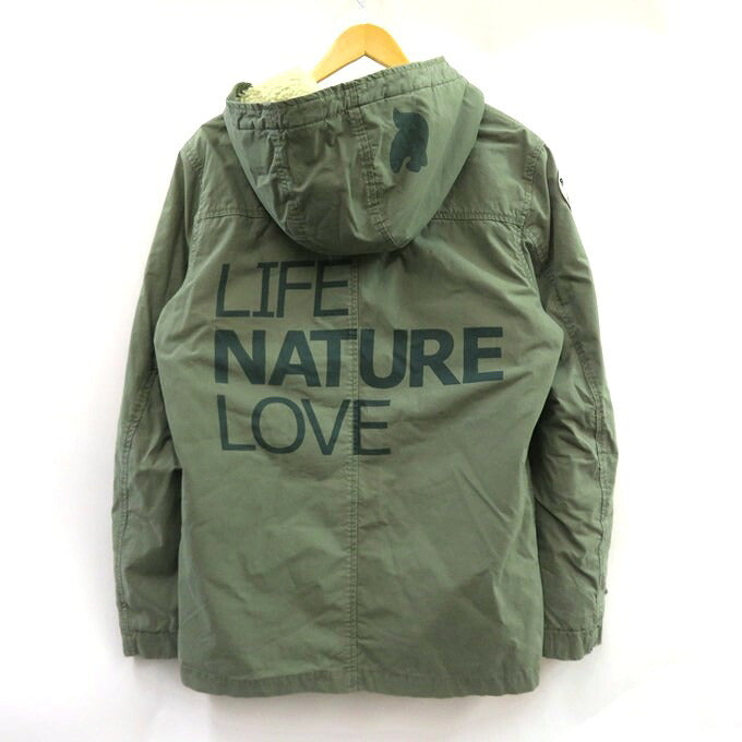 FREE CITY Military Duffle Jacket Green Size 3