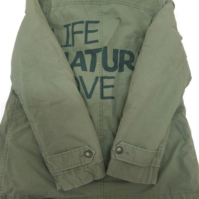 FREE CITY Military Duffle Jacket Green Size 3