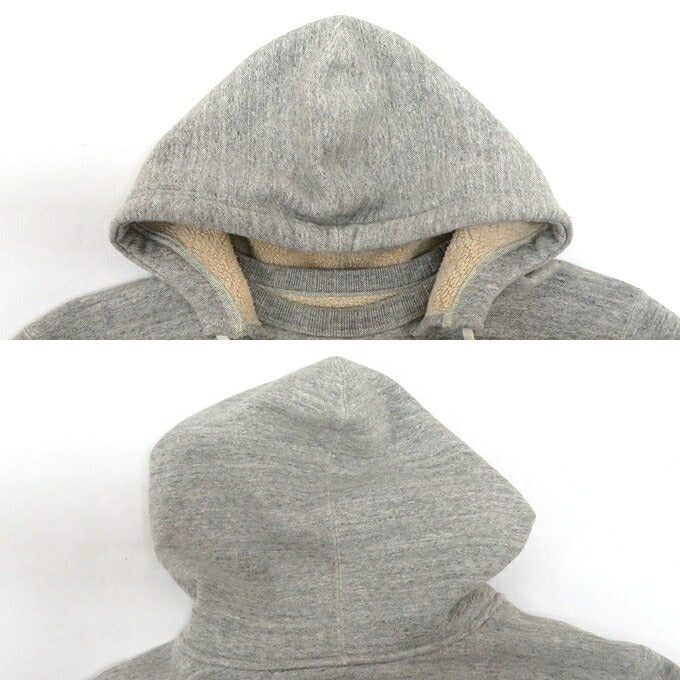 FULLCOUNT Mother Cotton Pullover Hoodie Gray Size L