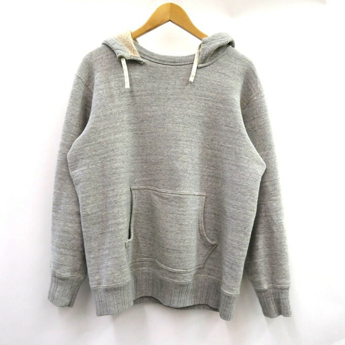 FULLCOUNT Mother Cotton Pullover Hoodie Gray Size L