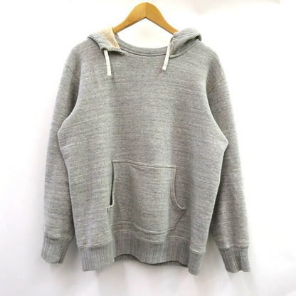 FULLCOUNT Mother Cotton Pullover Hoodie Gray Size L