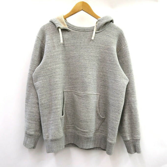 FULLCOUNT Mother Cotton Pullover Hoodie Gray Size L