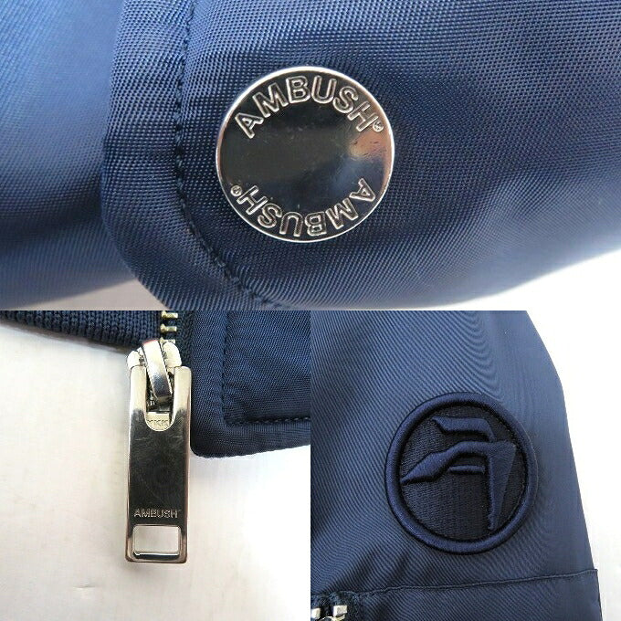 AMBUSH MA-1 Nylon Bomber Jacket Navy Size M