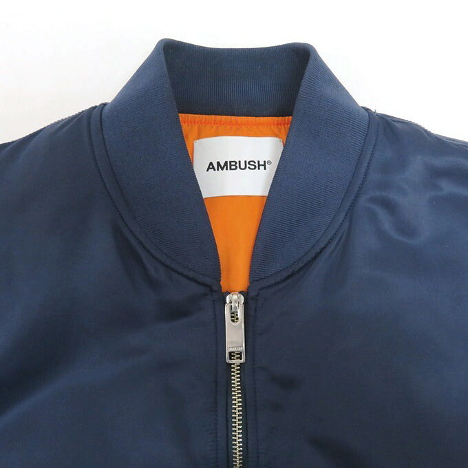 AMBUSH MA-1 Nylon Bomber Jacket Navy Size M