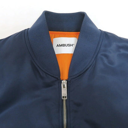 AMBUSH MA-1 Nylon Bomber Jacket Navy Size M