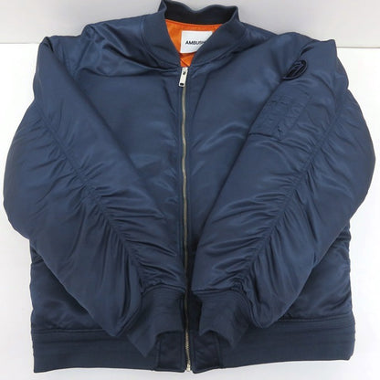 AMBUSH MA-1 Nylon Bomber Jacket Navy Size M