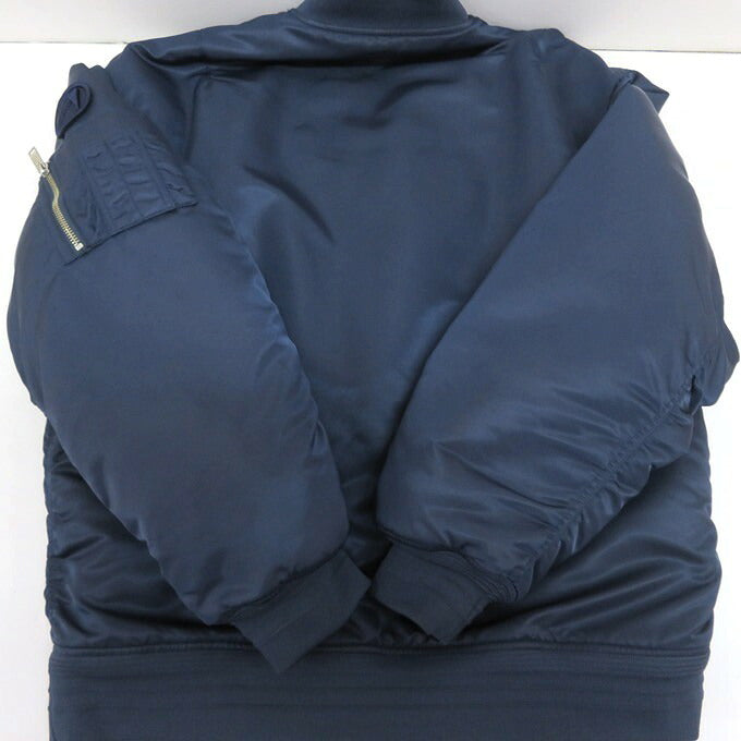 AMBUSH MA-1 Nylon Bomber Jacket Navy Size M