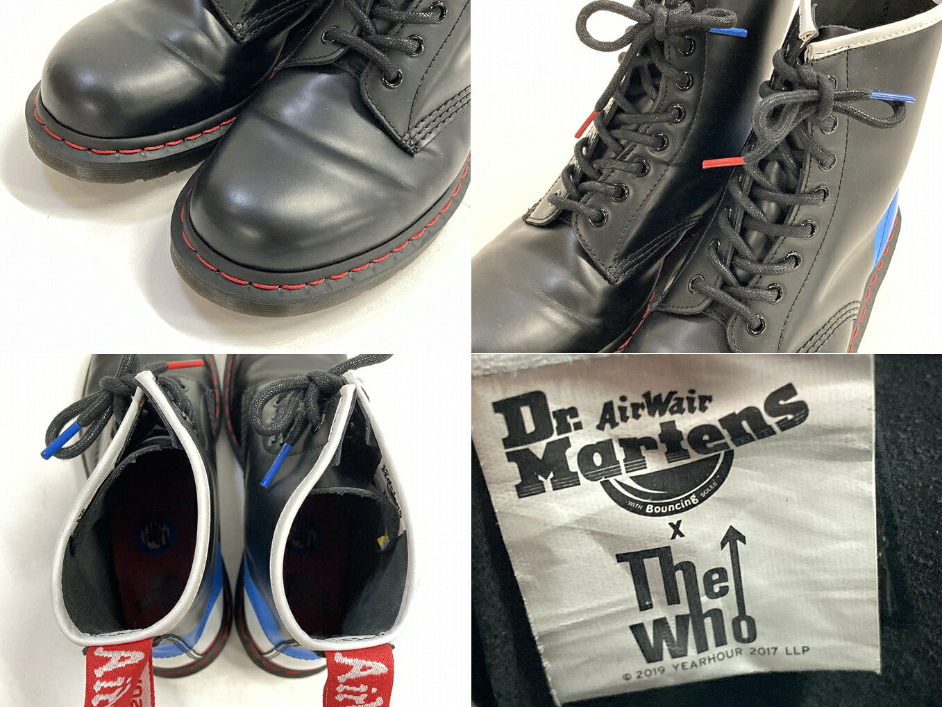 Dr.MARTENS The WHO 1460 8-Eye Boots Black Size 27cm