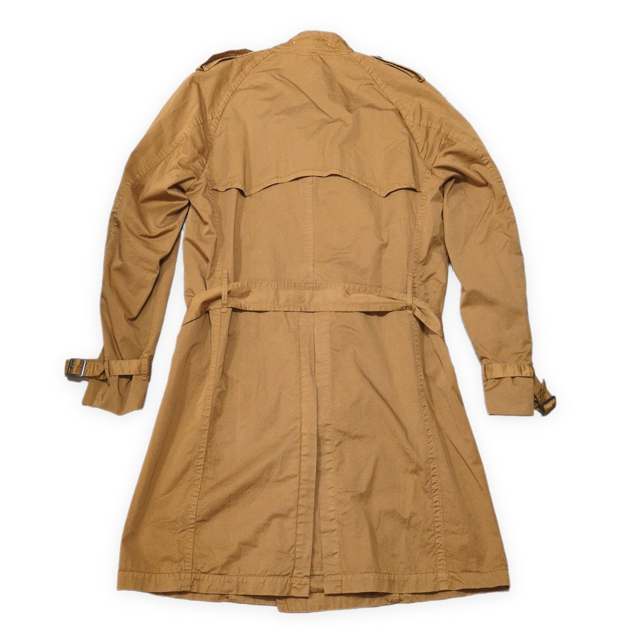 Scye Basics Cotton Brown Trench Coat Size M