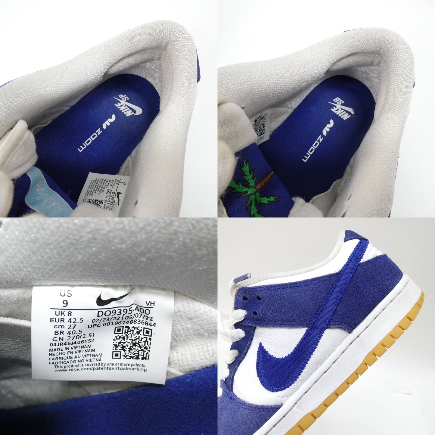 NIKE SB Dunk Low Pro PRM Los Angeles Dodgers Sneakers
