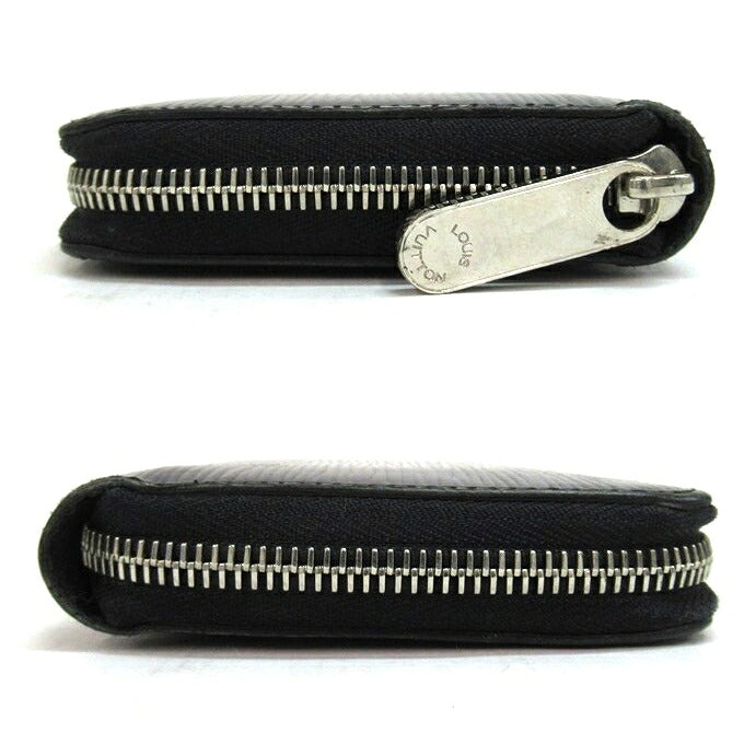 LOUIS VUITTON Epi Zippy Wallet Noir Electric Size ONE SIZE
