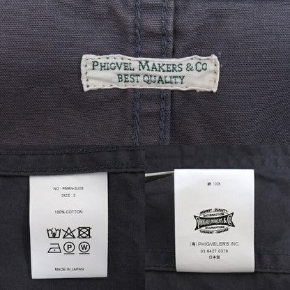 PHIGVEL Workaday Atelier Work Coverall Jacket Navy Size 2