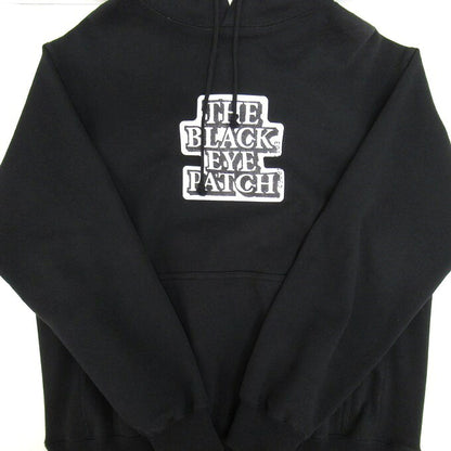 THE BLACK EYE PATCH Logo Pullover Hoodie Black Size L