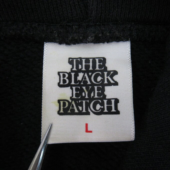 THE BLACK EYE PATCH Logo Pullover Hoodie Black Size L
