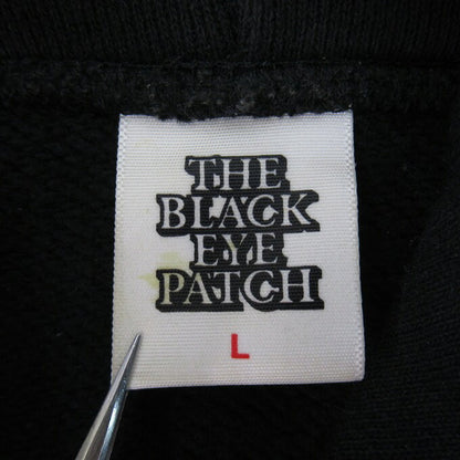 THE BLACK EYE PATCH Logo Pullover Hoodie Black Size L