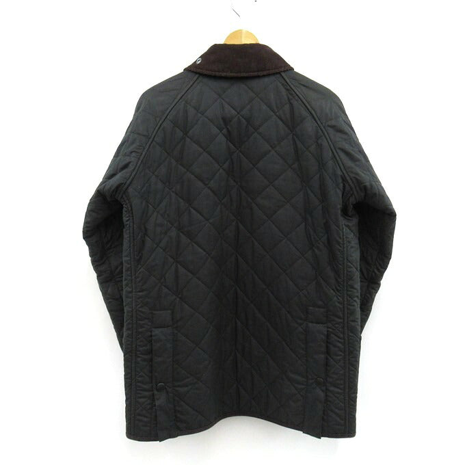 Barbour Bedale Quilted Waxed Oiled Jacket Khaki Size L