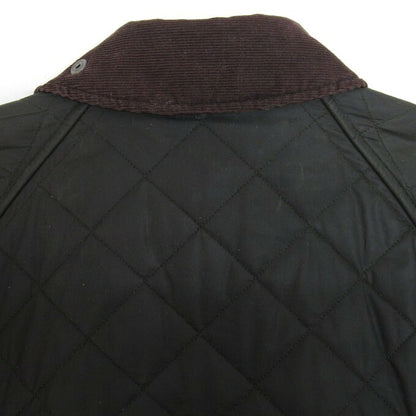 Barbour Bedale Quilted Waxed Oiled Jacket Khaki Size L