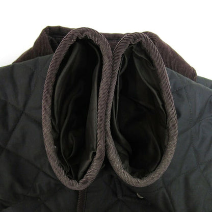 Barbour Bedale Quilted Waxed Oiled Jacket Khaki Size L