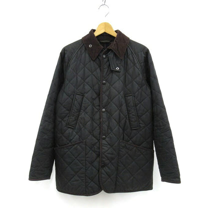 Barbour Bedale Quilted Waxed Oiled Jacket Khaki Size L
