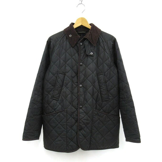 Barbour Bedale Quilted Waxed Oiled Jacket Khaki Size L