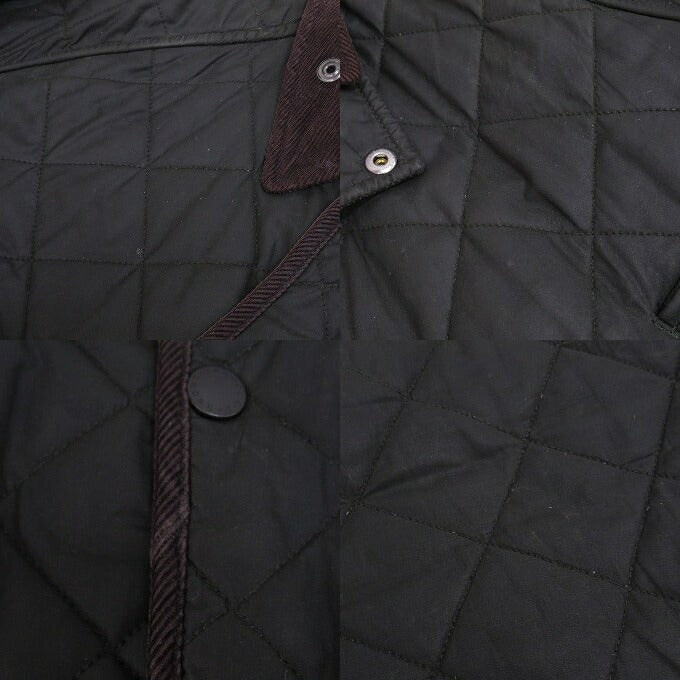 Barbour Bedale Quilted Waxed Oiled Jacket Khaki Size L