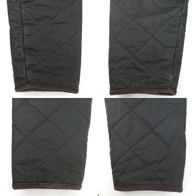 Barbour Bedale Quilted Waxed Oiled Jacket Khaki Size L