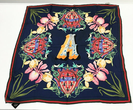 GUCCI Multi Print Scarf Size 83.5x83.5 Size 83.5×83.5