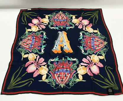 GUCCI Multi Print Scarf Size 83.5x83.5 Size 83.5×83.5