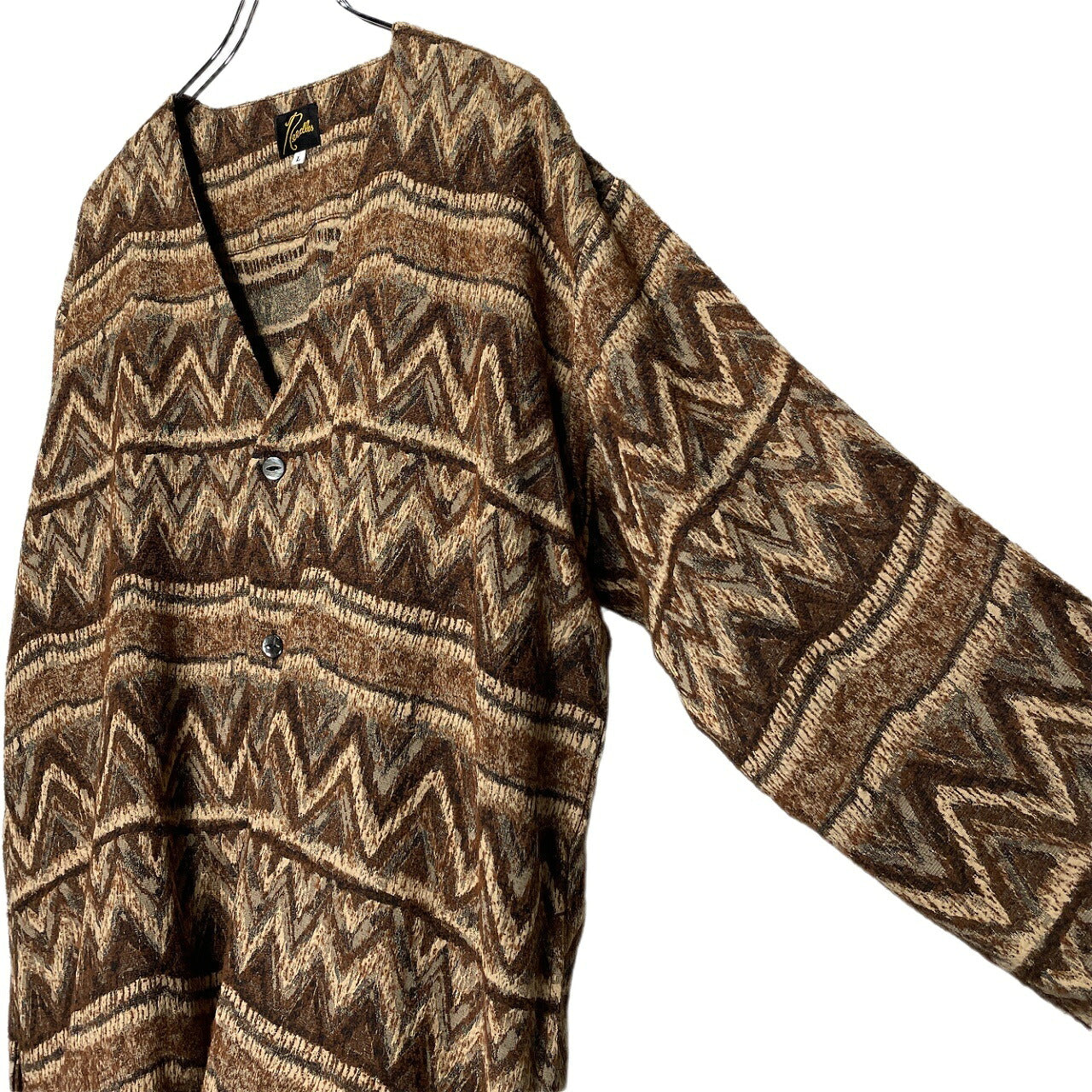 Needles 24AW AC/R/W/N Zigzag Jq. Cardigan Jacket Size L
