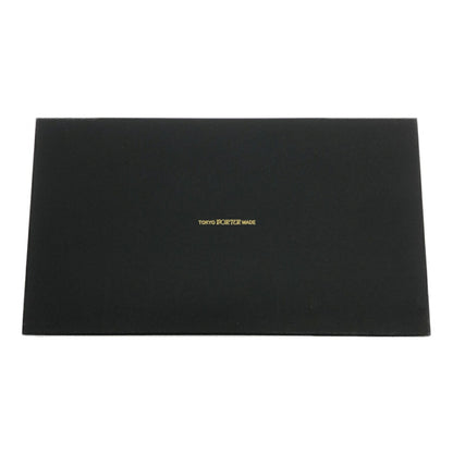 Porter Foil Long Wallet Italian Leather Silver